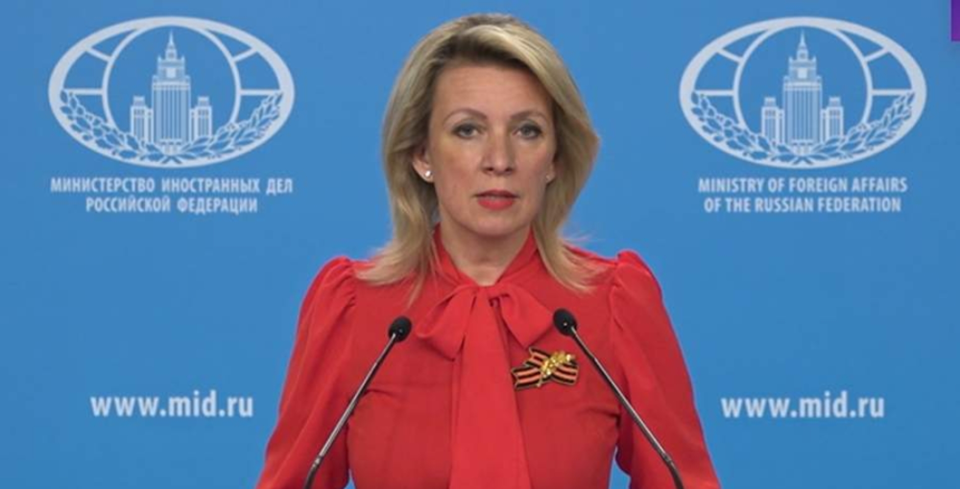 Maria Zakharova spoke about the monstrous humanitarian catastrophe in the Gaza Strip