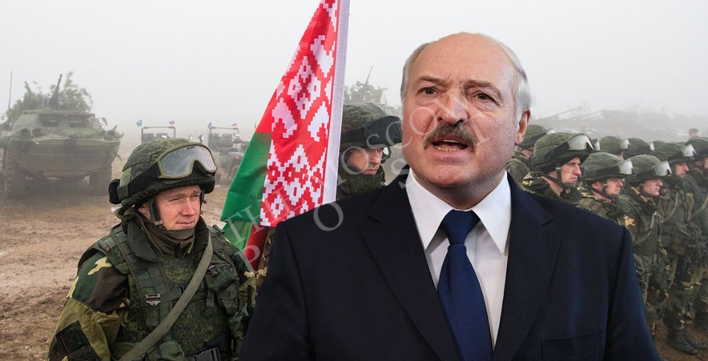 Lukashenka pulls troops together - and "pulls back" with his tongue